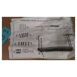 Hanging Wine Rack with Installation Instructions