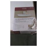 12-Inch Decorative Corner Shelf with Mounting Hardware Included