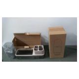 Cosmetic Brush Storage Box and Toothbrush Storage
