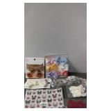 Collection of Hair Accessories Including Bows, Headbands, and Sunglasses