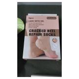Lot of 3 Personal Care Items: Shower Steamers, Cracked Heel Repair Socks & Callus Scraper