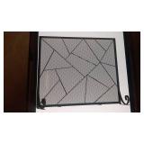 Geometric Screen with Doors - Fire Beauty, Durable Construction
