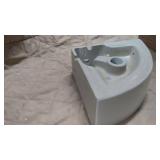 Ceramic Corner Bathroom Sink by Horow - Compact Design