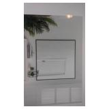 Wall-mounted Mirror in Black Color