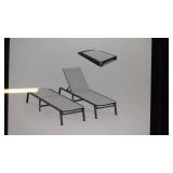 Foldable Lounge Chair - Navy Blue