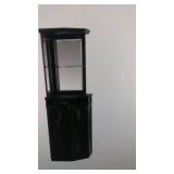 Home Source Charcoal Corner Display Cabinet