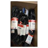 Lot of Automotive Belts and Components - Various Sizes