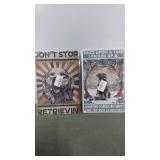 Set of 2 Decorative Dog-Themed Wall Signs - Retriever and Schnauzer