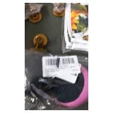 Lot of Household Items including Rubber Gloves, Serving Platters, and More