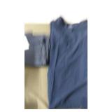 FabRack XL Scrub Top and NiMin Small Scrub Pants Set in Navy Blue