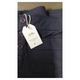 FabRack XL Scrub Top and NiMin Small Scrub Pants Set in Navy Blue