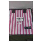 Lot of 3 Makeup Products and Pink Striped Makeup Bag