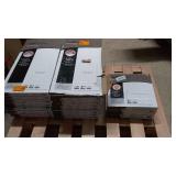 Lot of 17 Boxes TrafficMASTER Peel and Stick Vinyl Tiles - Carrara Marble Design