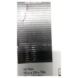 Lot of 17 Boxes TrafficMASTER Peel and Stick Vinyl Tiles - Carrara Marble Design