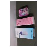 Collection of Depilatory Hair Removal Products with Heater and Wax Strips