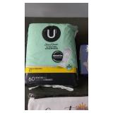 Lot of Personal Care Products including Loofah Soap and Maxithins Pads