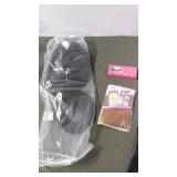 24-Inch Human Hair Lace Frontal Wig with Wig Cap and Eyelashes