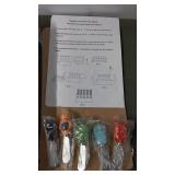 Set of 10 UglyDoll Spreader Utensils with Assembly Instructions