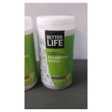 Set of 4 Better Life Naturally Filth-Fighting Cleaning Wipes - 70 Count Each