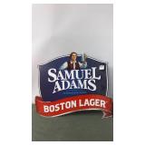 Vintage Samuel Adams Boston Lager Beer Sign - Bar Decor