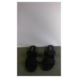 Black Strappy Slide Sandals by Lulu