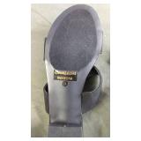 Black Strappy Slide Sandals by Lulu