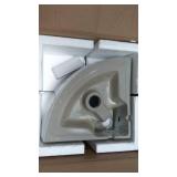 Ceramic Corner Bathroom Sink by Horow - Compact Design