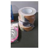 Set of 2 Sink Strainers and 3 Rolls of Colored Tape with Packing
