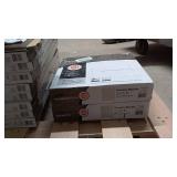 Lot of 17 Boxes TrafficMASTER Peel and Stick Vinyl Tiles - Carrara Marble Design