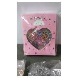 Set of Hair Accessories Including Rubber Bands, Clips, and Headbands