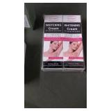 Collection of Beauty and Hair Care Products - Whitening Cream, Hair Removal Tool, and Rosemary Mint Oil