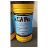 Set of 4 KaiWipes Disposable Sanitary Wipes Canisters - 120 Wipes Each