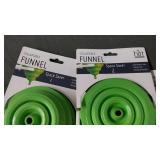 Set of 6 Collapsible Funnels and 5 Kitchen Tools - Pineapple Peeler & Carrot Slicer