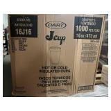 1,000ct 16oz Hot or Cold Insulted Cups