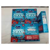 L. 5x 5-1oz Packs Ocean Spray Blueberry Cran Snack Medley