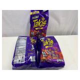 JJ. 3x 10 1.23oz Takis Single Bags Bite Size