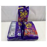 JJ. 3x 10 1.23oz Takis Single Bags Bite Size