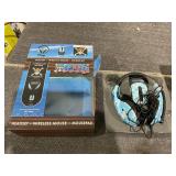 One Piece Headset with Microphone, Wireless Mouse And mouse pad Tech Bundle