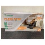 Tail Waggers Dog Stairs Flexi-Step, Foldable Dog Steps with 4-Step Design and Non-Slip Treads