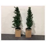 2PCS Holiday Time Pre-Lit Pre-Lit 3.5
