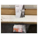 2PCS Enclo No Dig Huntersville White Vinyl Privacy Screen, Outdoor Privacy Panels, Trash Can Enclosure