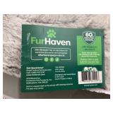 Furhaven Pet Products Luxe Lounger Large Orthopedic Contour Dog Bed, Gray, 38 lb limit