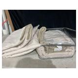 7PCS Madison Park Powell Faux Suede Comforter Set