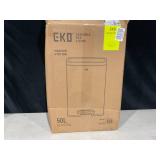EKO Madison Brushed Stainless 50 Liter/13.2 Gallon Step Trash Can with Inner Liner