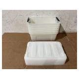 IRIS USA, Inc. TB-42 12 Quart Stack & Pull Box, Pearl- 6ct