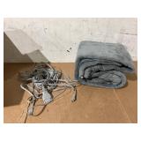 Sunbeam King Blanket Grey Microplush, 12 Heat Settings, 12-Hour Auto Shut-Off, Electric Heated Blanket with Controller, 90" x 100"