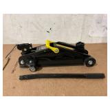 Torin Black Jack 2 Ton Trolley Jack with 360 Rotation Handle, Black