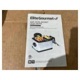 Elite Gourmet EDF-401T Electric 4.5 Qt. / 17 Cup Immersion Deep Fryer 3-Baskets