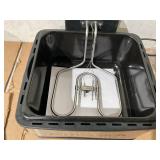 Elite Gourmet EDF-401T Electric 4.5 Qt. / 17 Cup Immersion Deep Fryer 3-Baskets