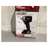 Hyper Tough 20V Max Compact Brushless 1/2-inch Impact Wrench with 2.0Ah Lithium-Ion Battery and Charger, 350 ft-lbs Torque